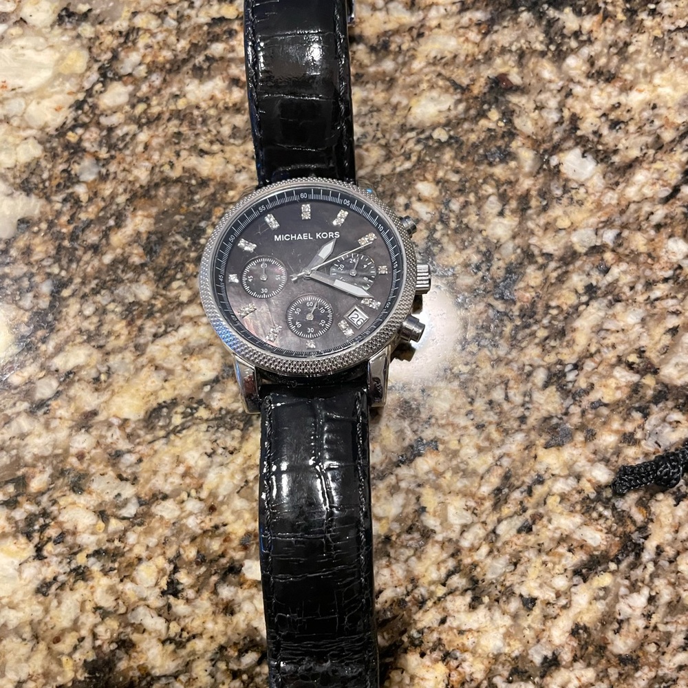 Michael kors women’s watch black belt
